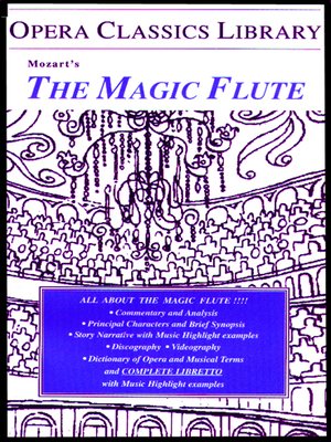 cover image of The Magic Flute / Opera Classics Library Series